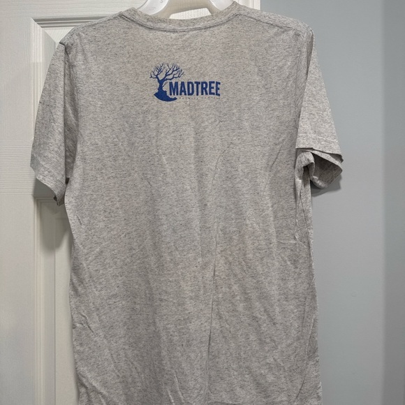 Luna Lux MadTree Brewing Company Bella + Canvas Heather Gray Tee Size M - Picture 4 of 4